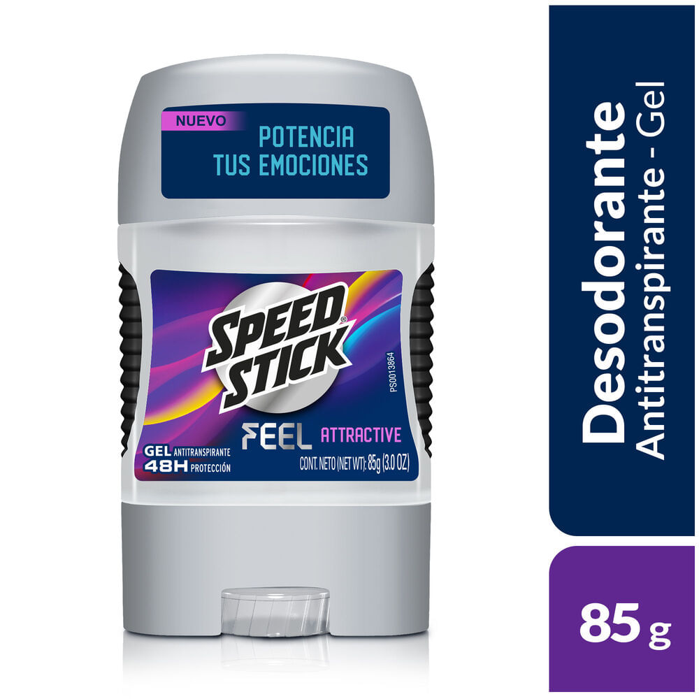Desodorante Mennen Speed Stick Feel Attract Gel 85 Gramos