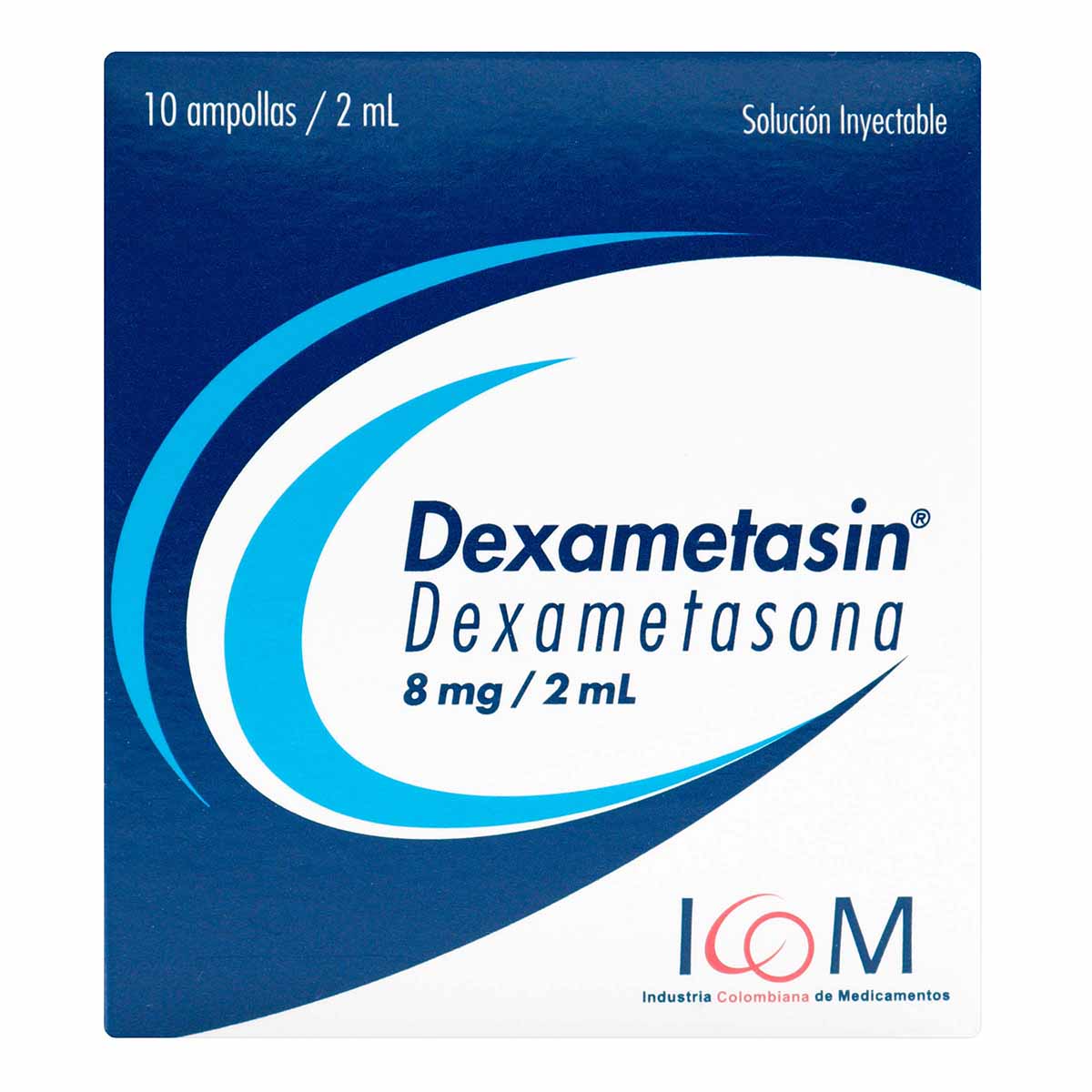 Dexametasona 8 Miligramos/2 Mililitros 10 Ampollas