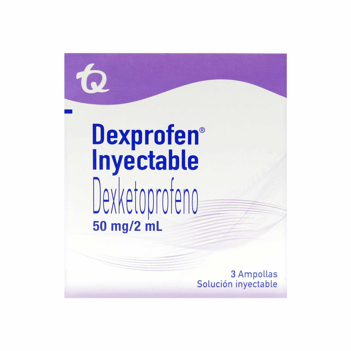 Dexprofen 50 MG/2ML Inyectable Caja 3Amp