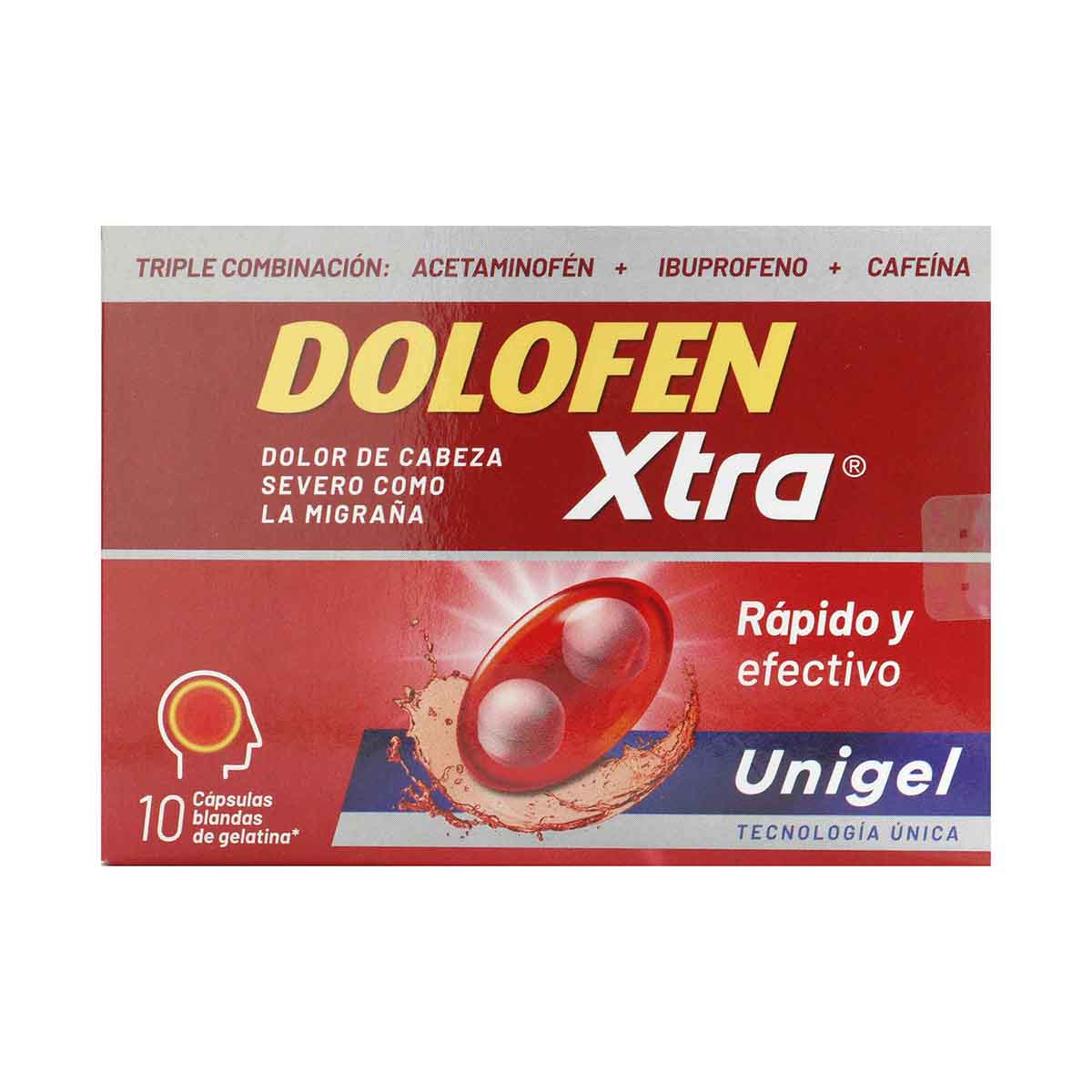 Dolofen Xtra 10 Cápsulas Unigel