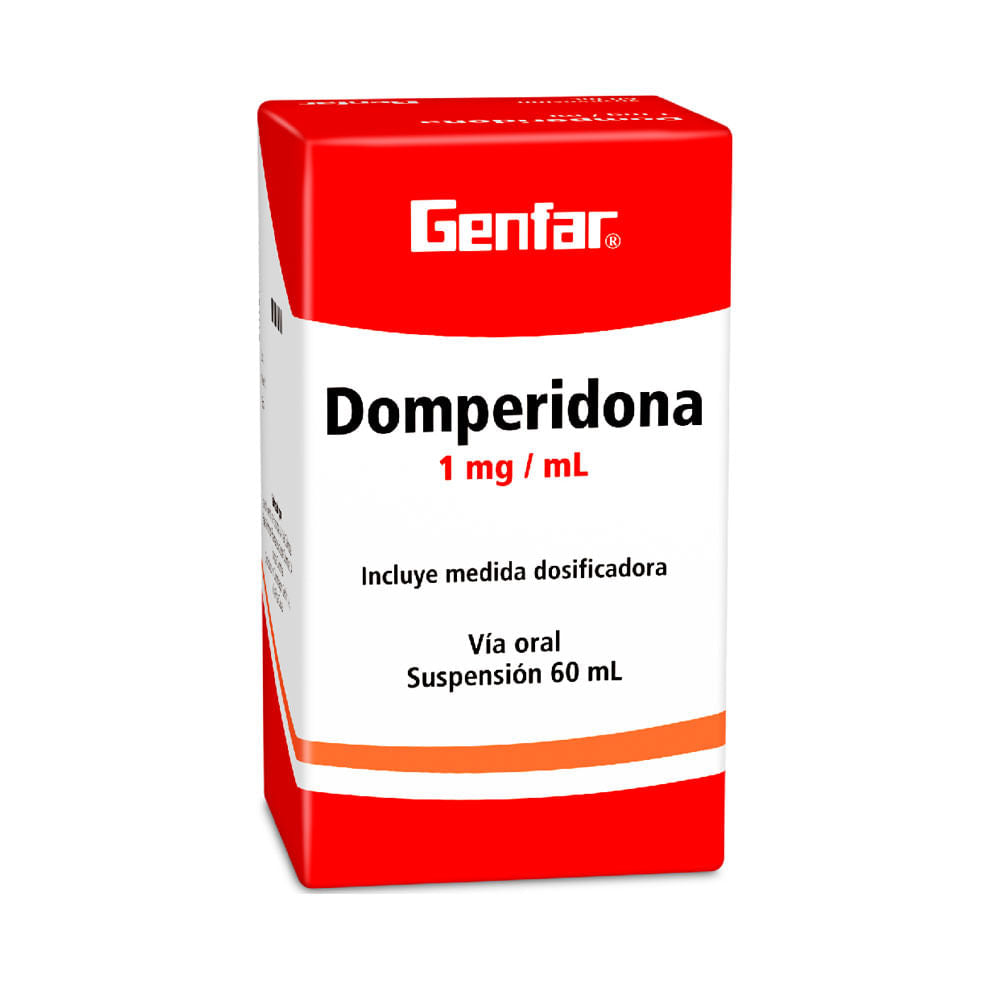 Domperidona Suspensión 1 Miligramo/Mililitro 60 Mililitros Gf