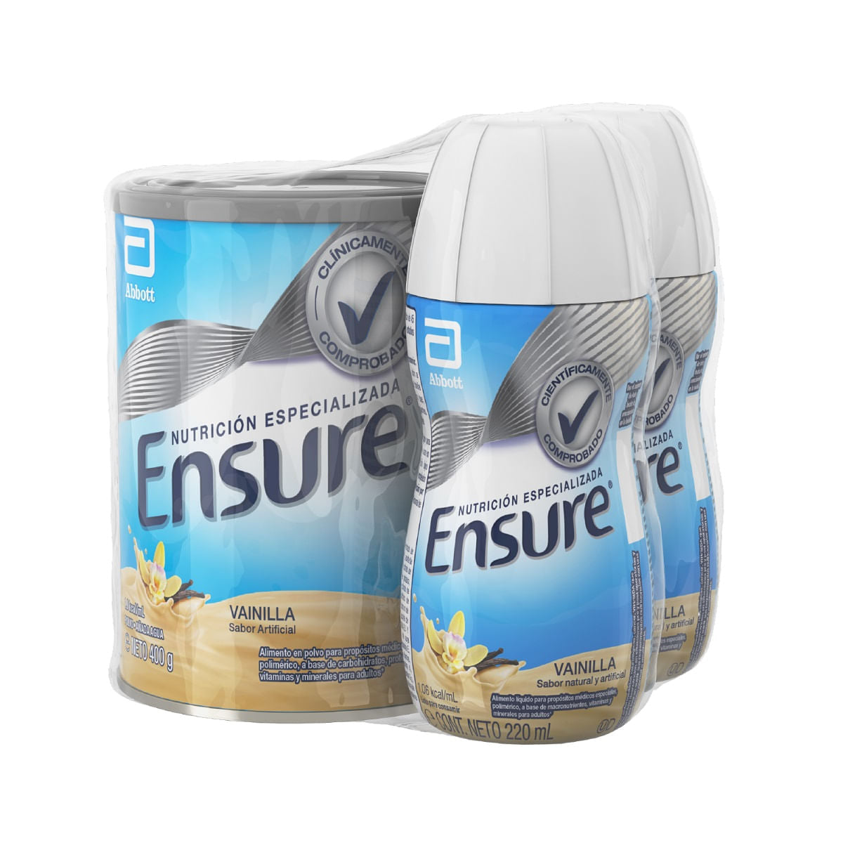 Ensure 400 Gramos + 2 Ensure 220 Mililitros