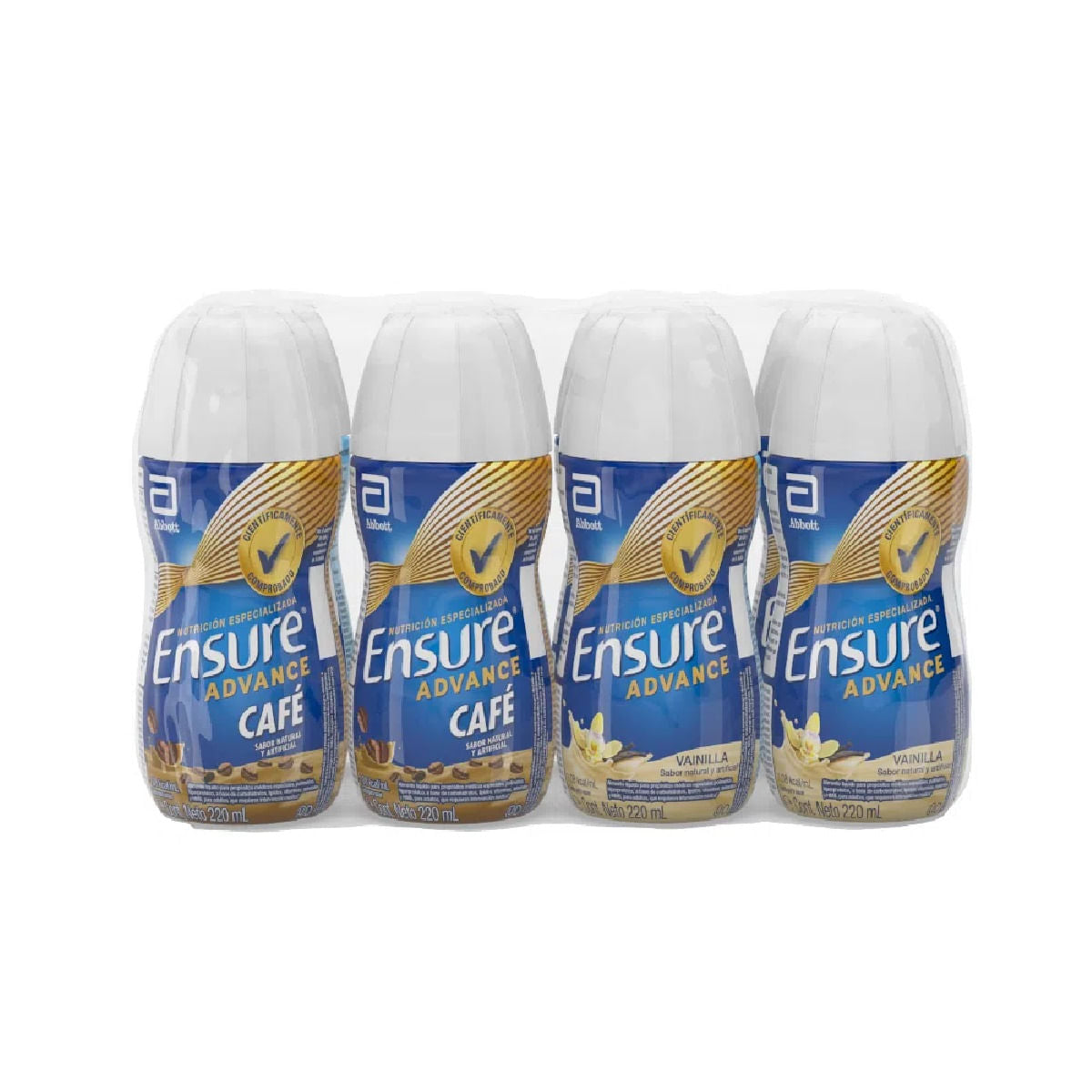 Ensure Advance Vainilla 220 Mililitros 6 Unidades + 2 Líquido Cafe