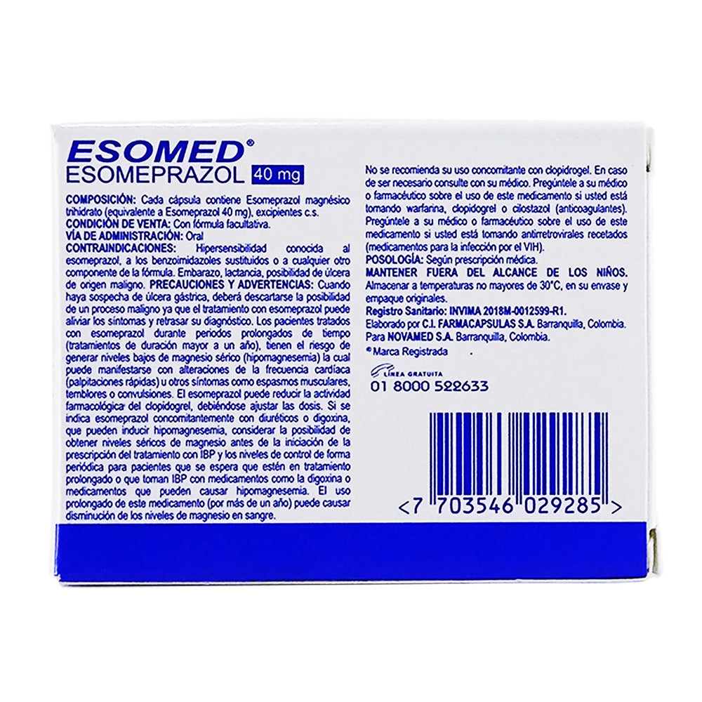 Esomed 40 MG 28 CAP