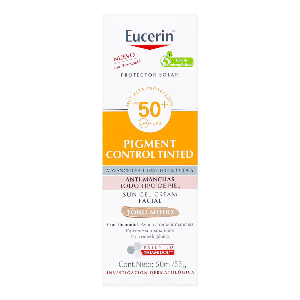 Eucerin Solar Fps50 Tono Medio 50ML