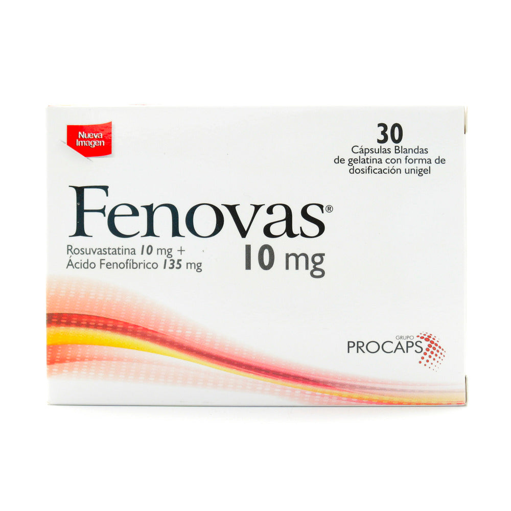 Fenovas 10MG 30 CAP.blandas