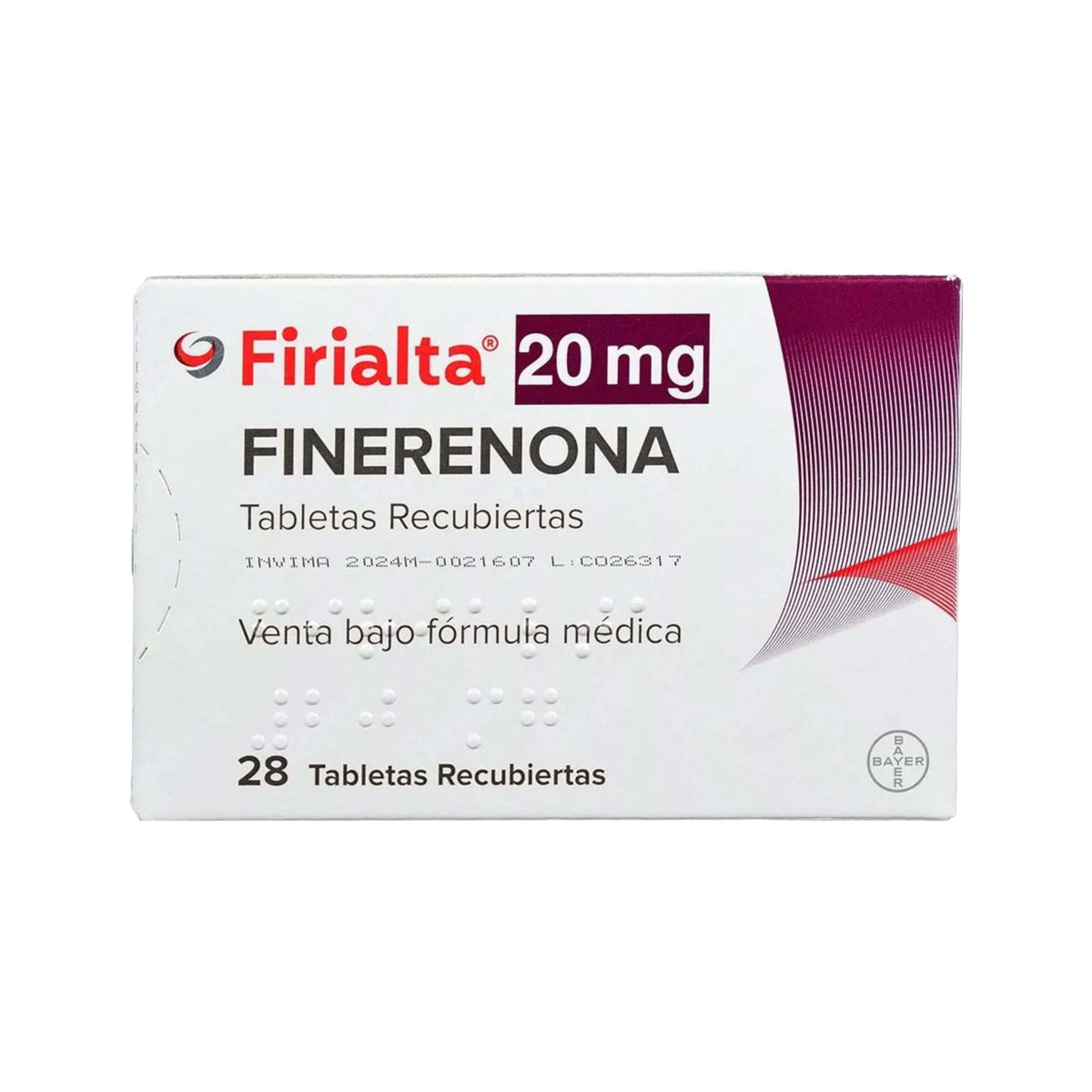 Firialta 20 MG 28 Tbs Recs