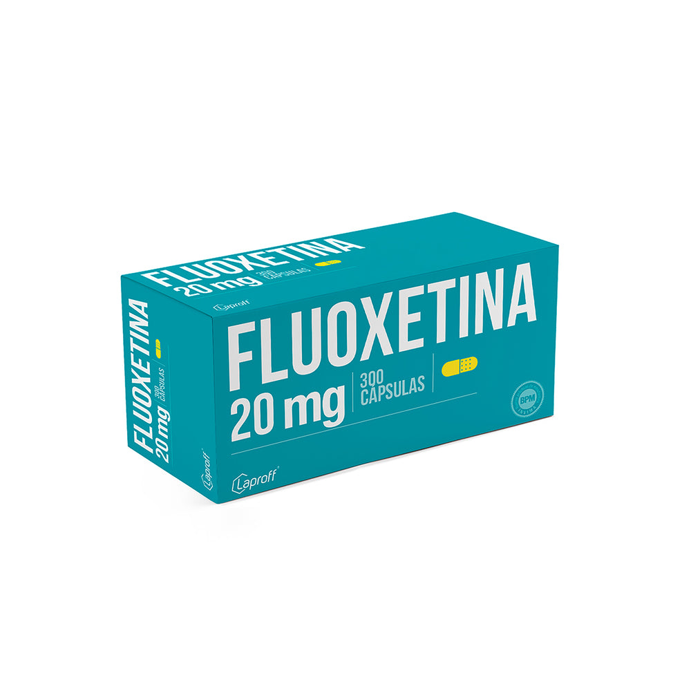 Fluoxetina 20 MG 300 Capsulas Lp