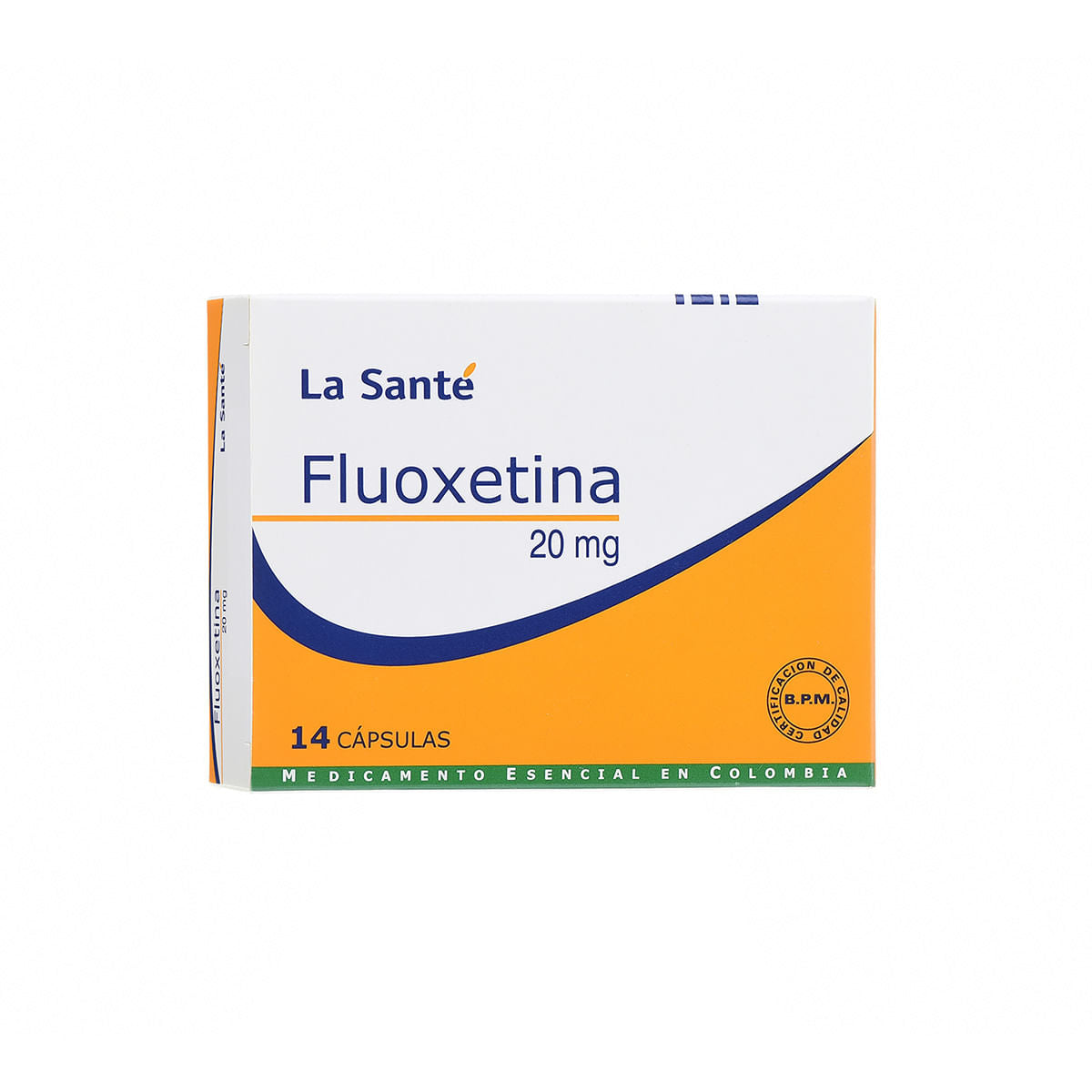 Fluoxetina 20 Miligramos 14 Cápsulas Ls
