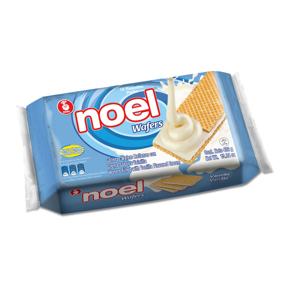 Galletas Wafer Vainilla Noel 18 Und
