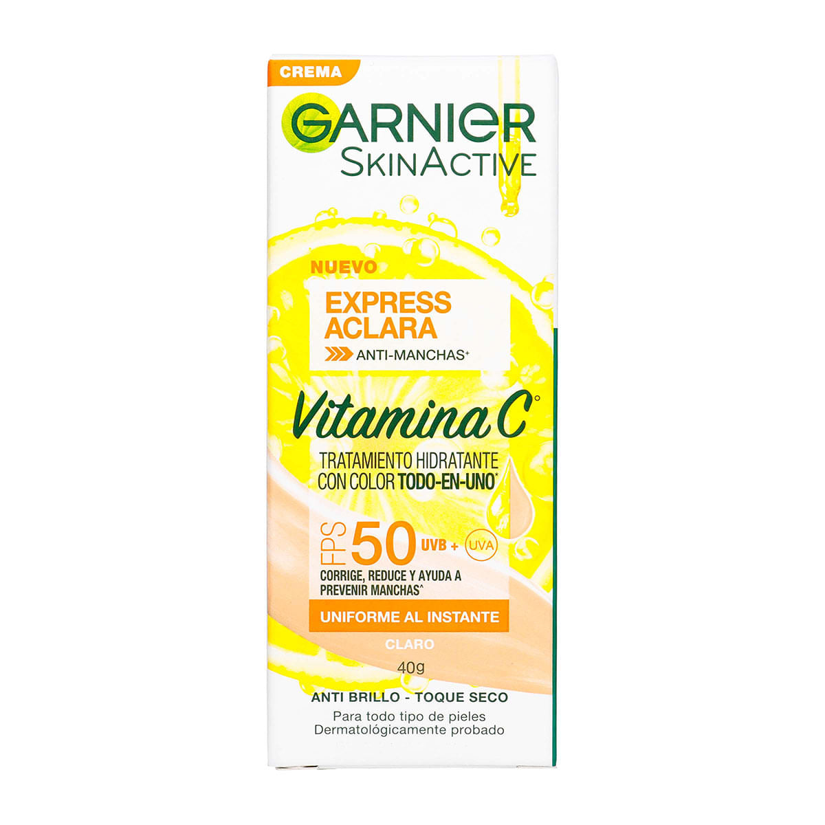 Garnier Crema Hidratante Todo En 1 Fps 50 40 Gramos