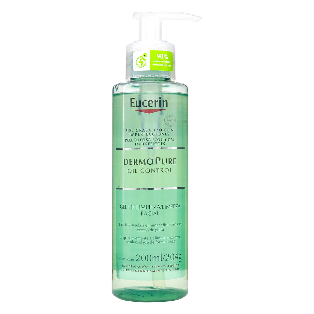 Gel Facial Eucerin Dermo Pure Oil 200ML