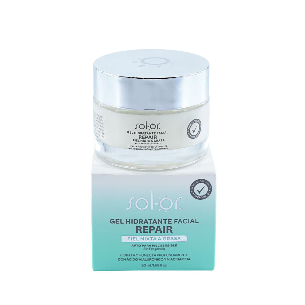 Gel Hidratante Facial Repair SOL-Or 50ML