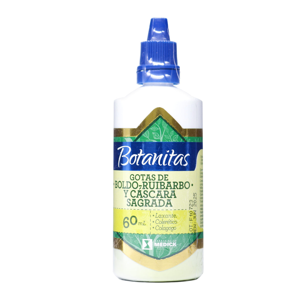 Gotas Botanitas Boldo Ruibarbo Casc 60ML