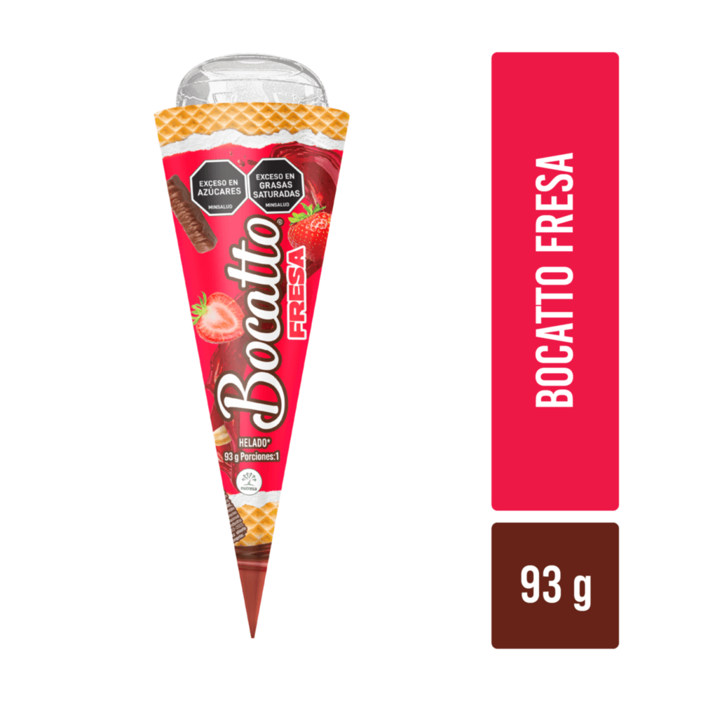 Helado Bocatto Fresa 85Gr X 12 Und