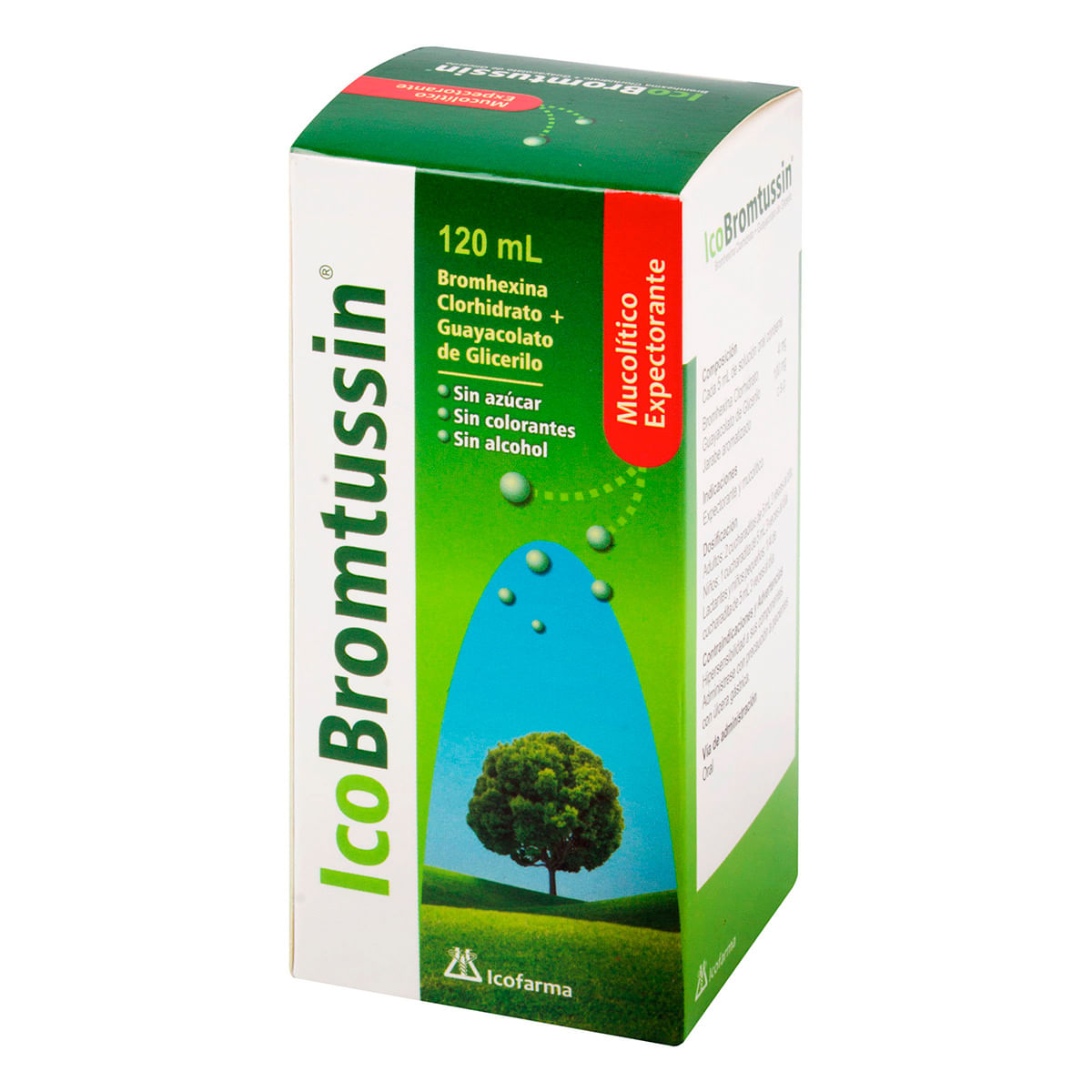 Icobromtussin Jarabe 120 Mililitros
