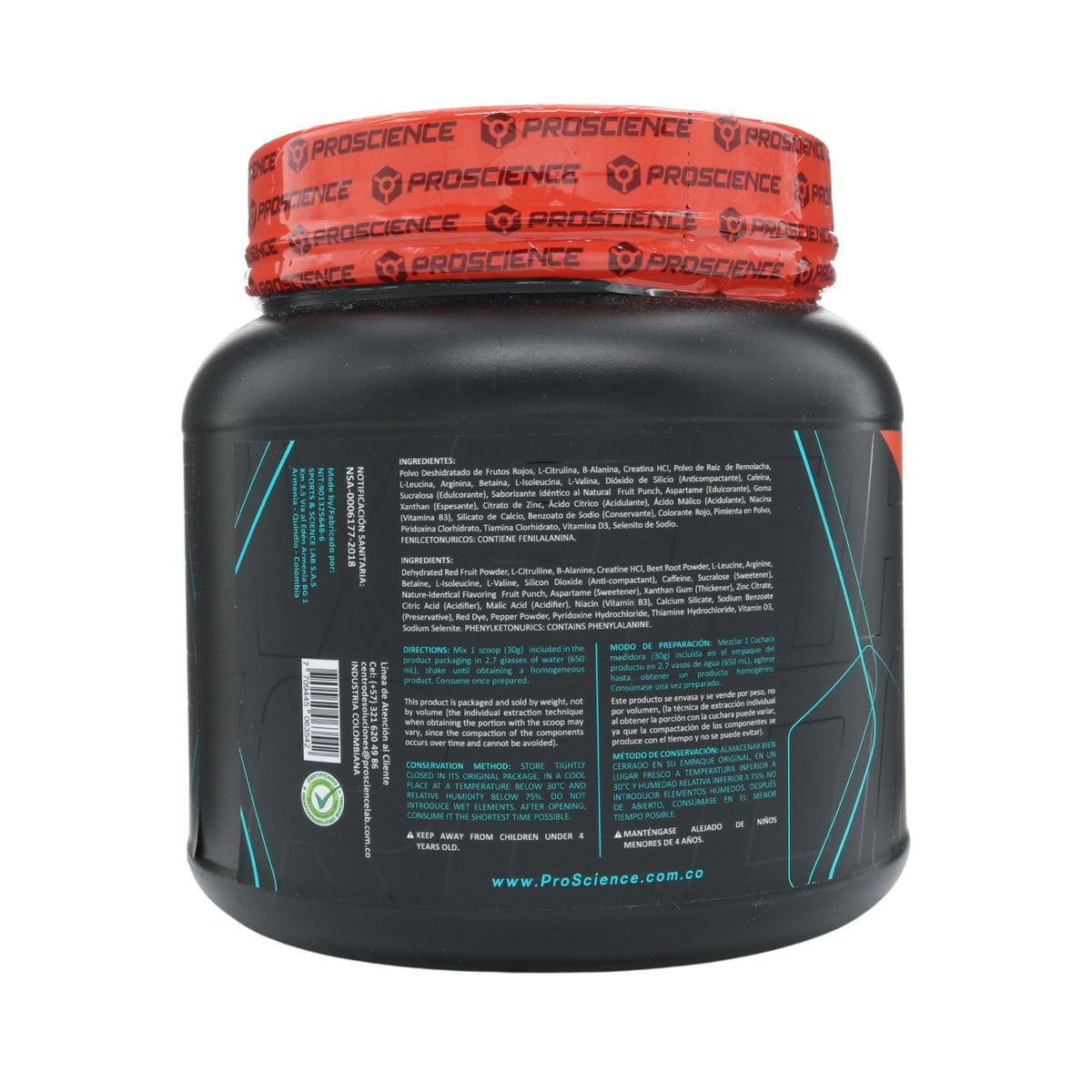 Intenze Pre Entren Proscien Fruit 900Gr