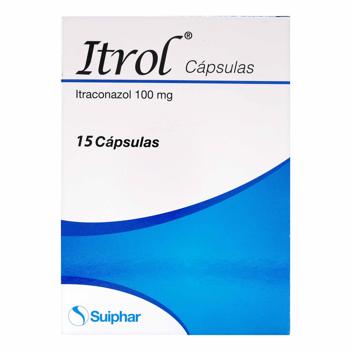 Itrol 100 MG 15 CAP Blandas