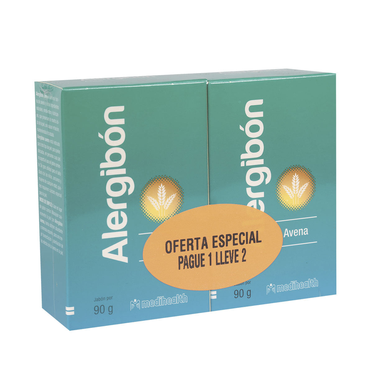 Jabón Alergibon Avena 90 Gramos Pague 1 Lleve 2