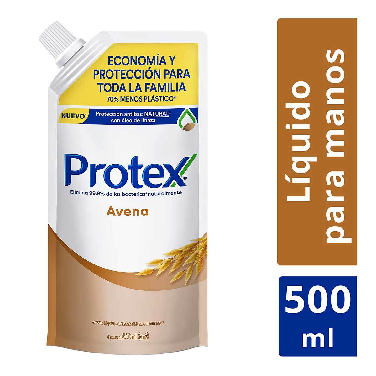 Jabón Líquido Manos Protex Avena 500 Mililitros