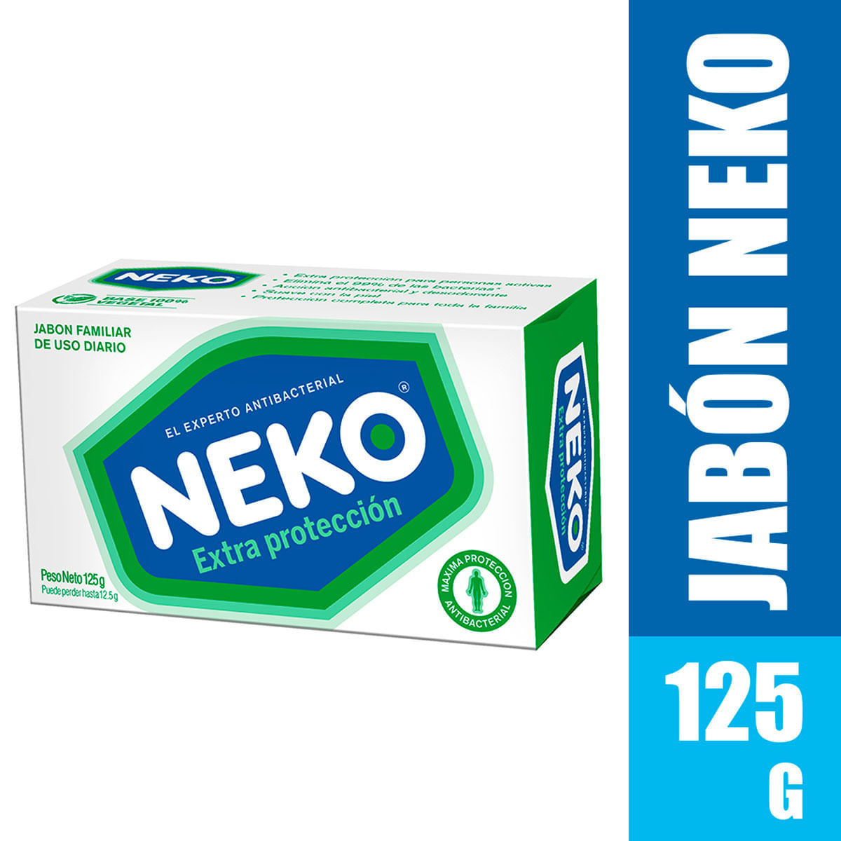 Jabón Neko Extra Protección 125 Gramos