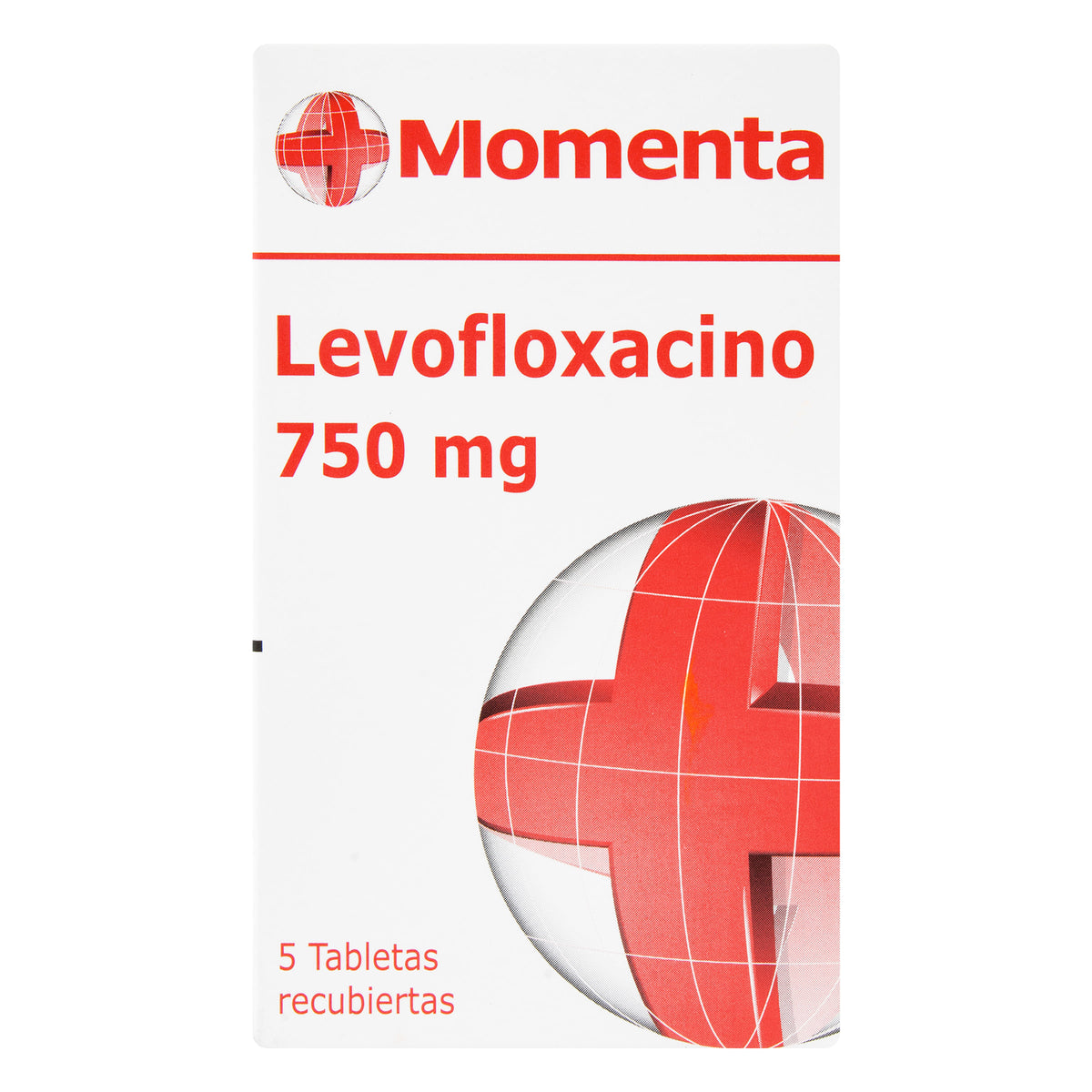 Levofloxacino 750 MG 5 Tabletas