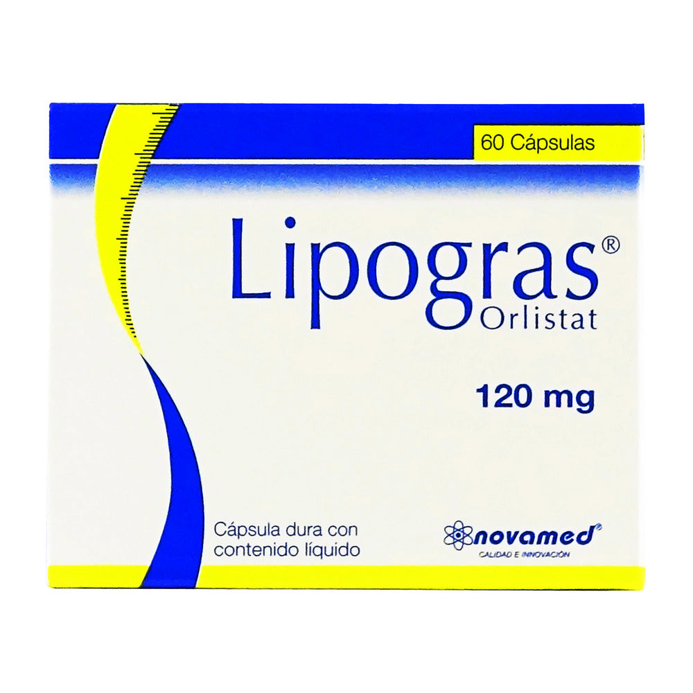 Lipogras 120 MG 60 CAP