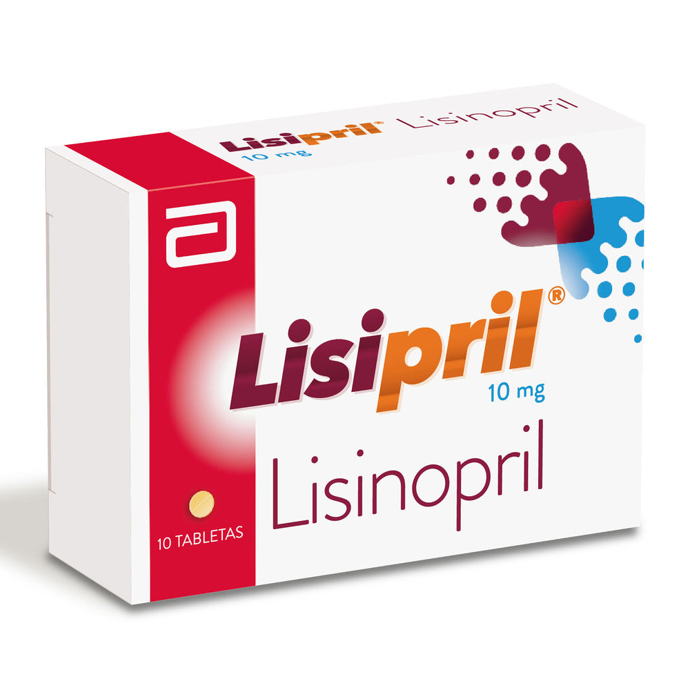 Lisipril 10 MG 10 Tabletas
