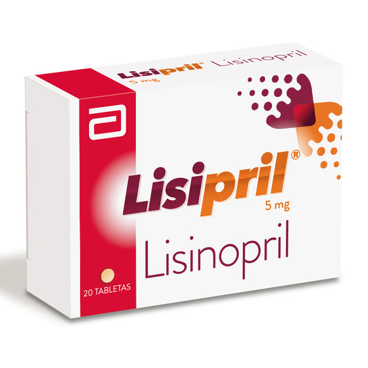 Lisipril 5 MG 20 Tabletas