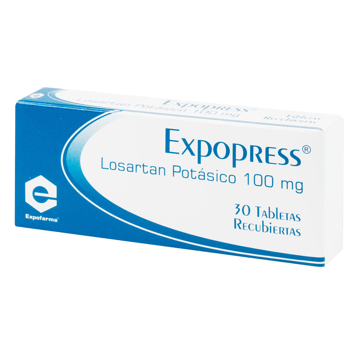 Losartán Potásico 100 Miligramos 30 Tabletas