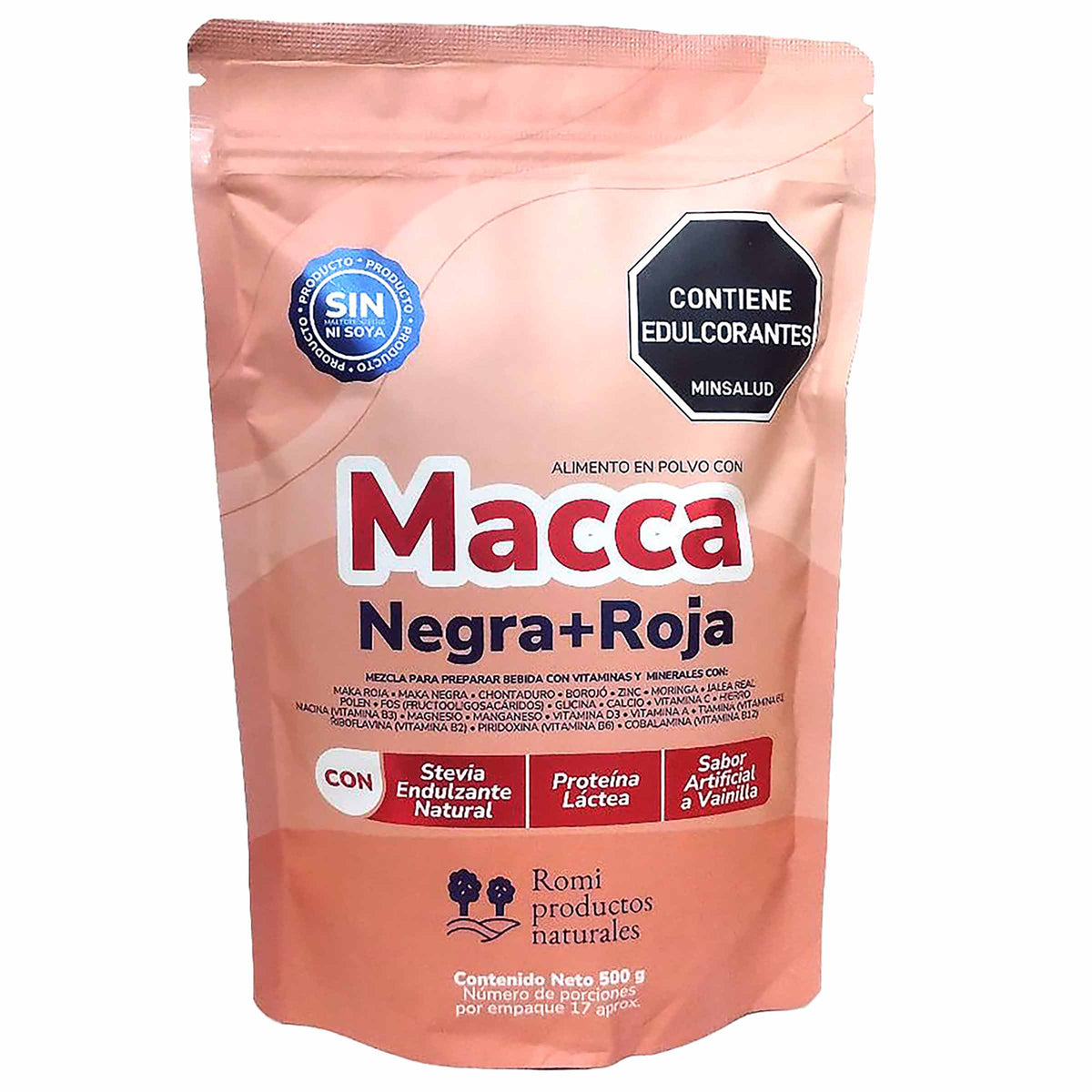 Maca Roja Y Negra 500 Grs