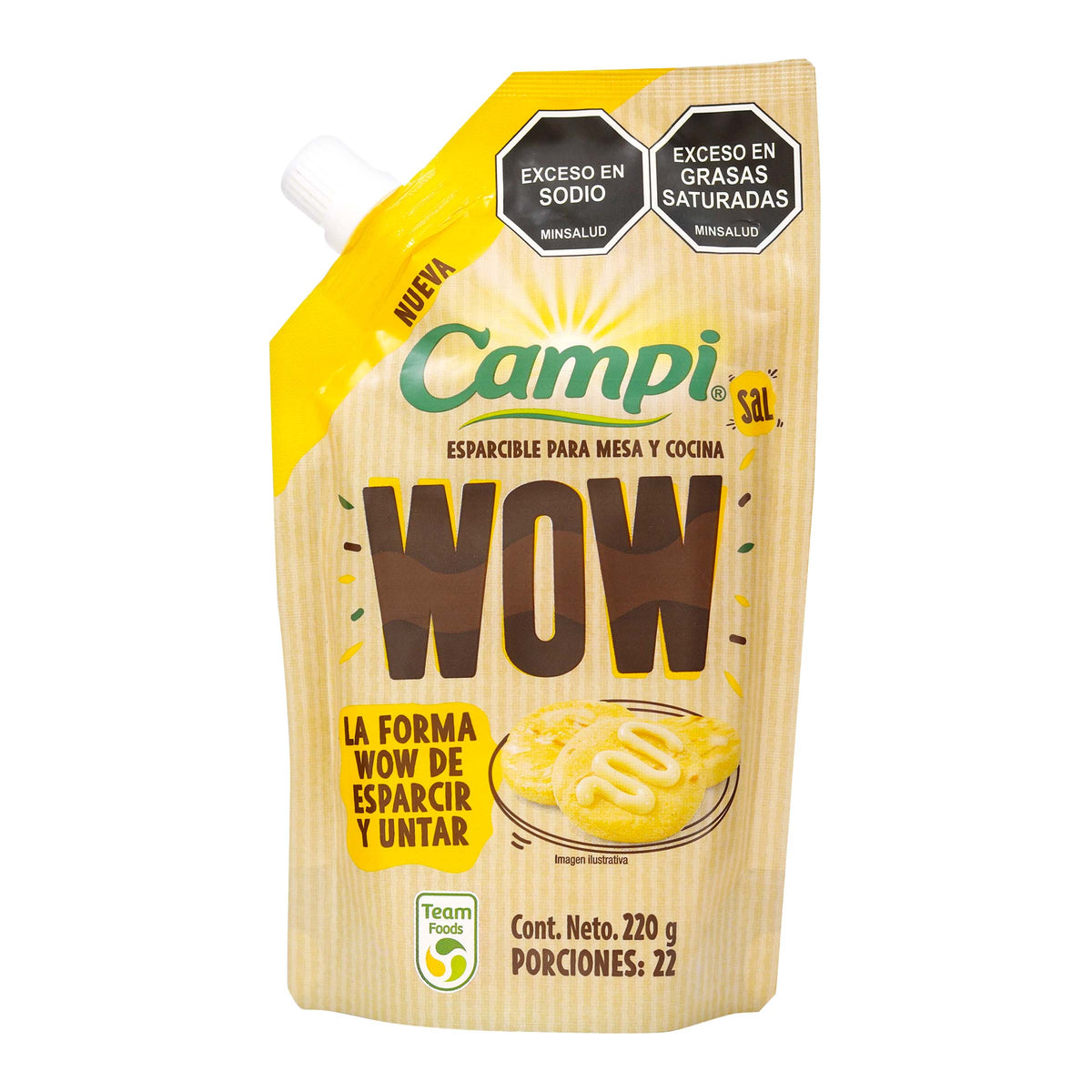 Mantequilla Campi Wow Doypack 220ML