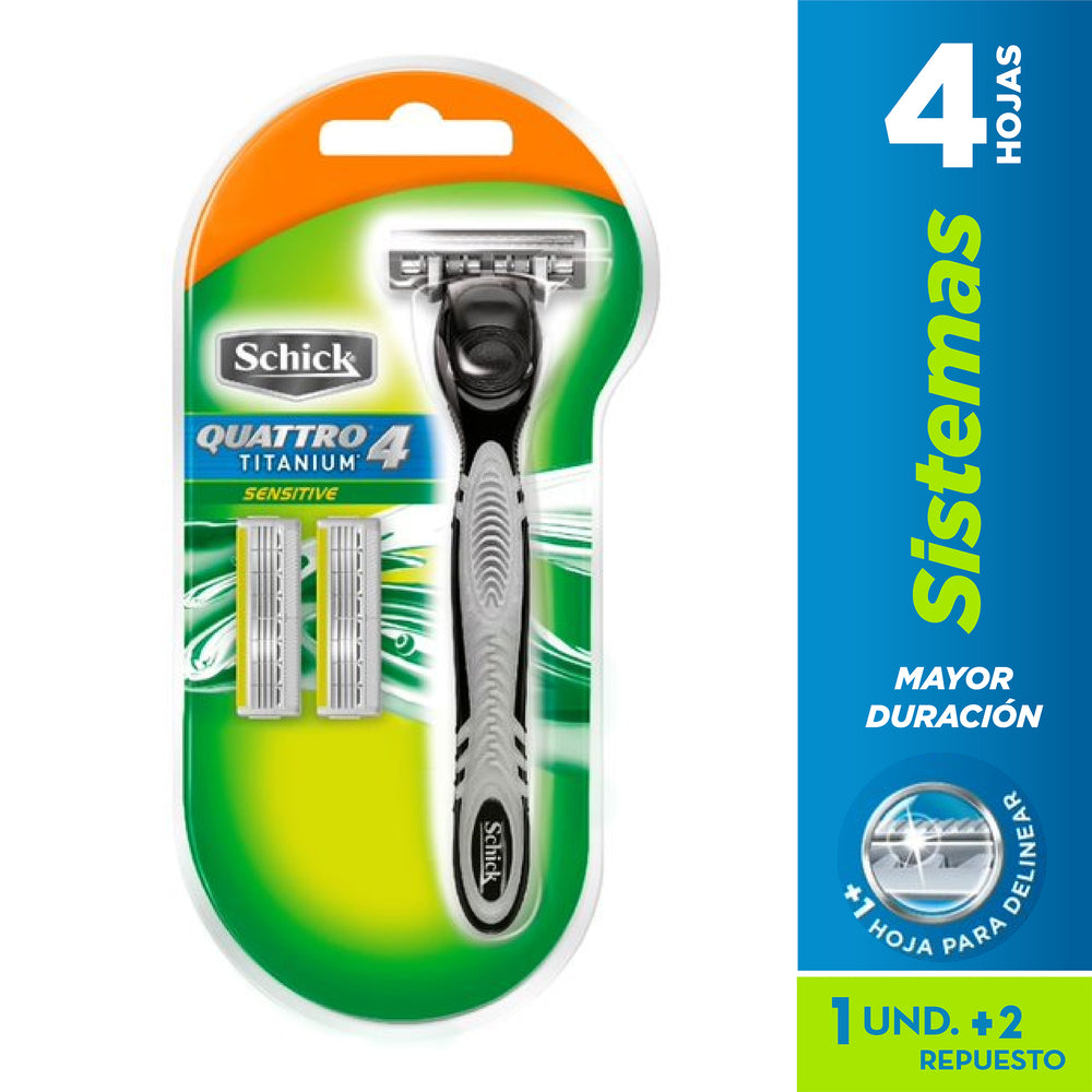 Maq.schick Quattro Titan.mas 2 Rep. P.e