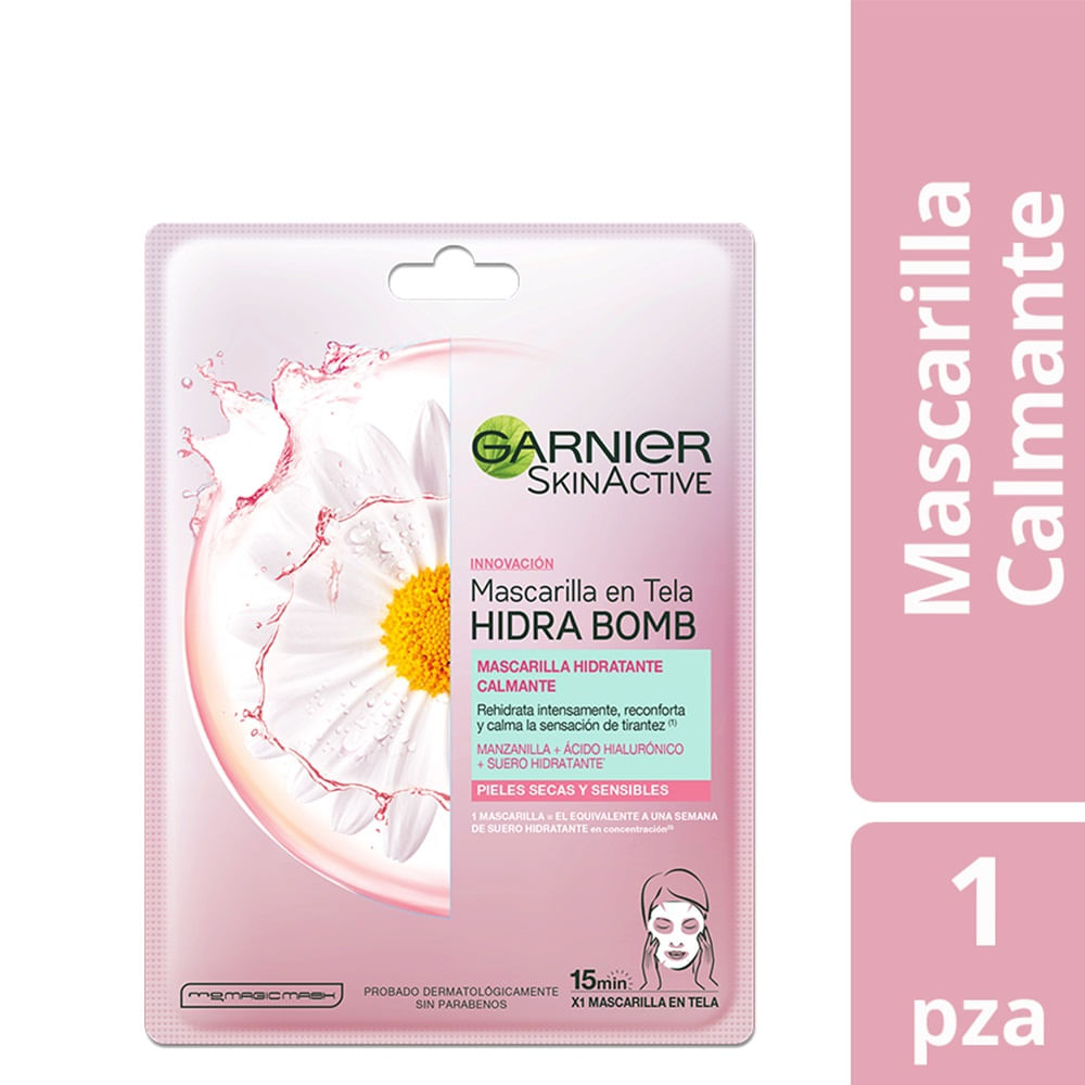Mascarilla Garnier Skinactive Manzanilla