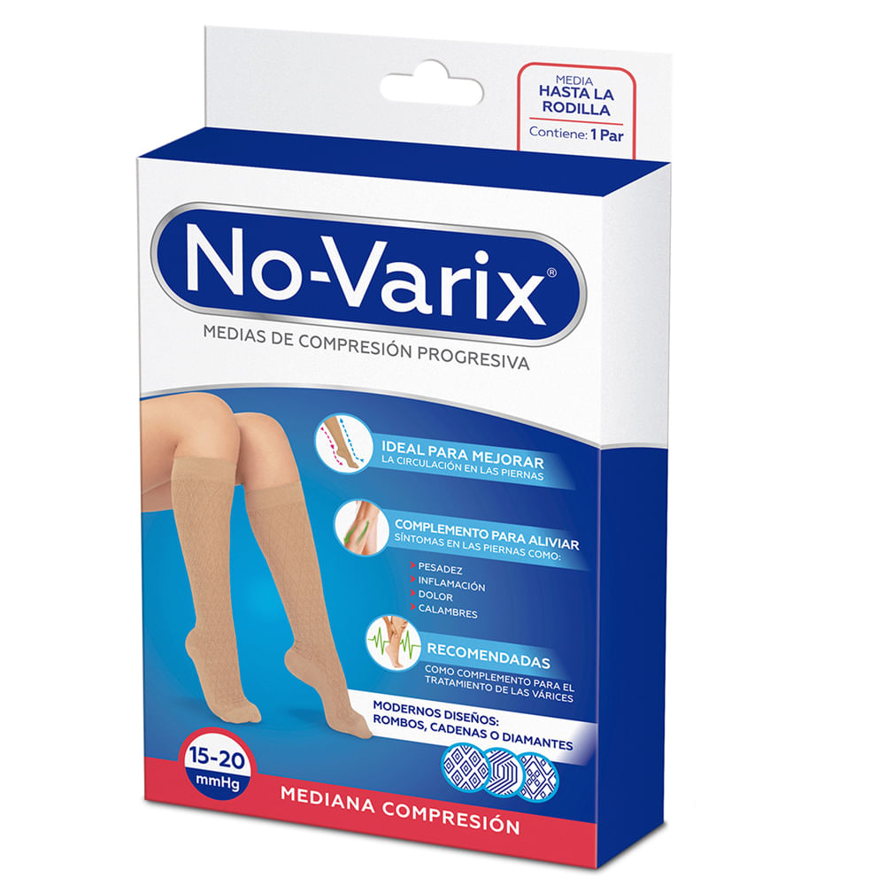 Media Muj Novarix 15-20Mmhg Ligh.blu T.m