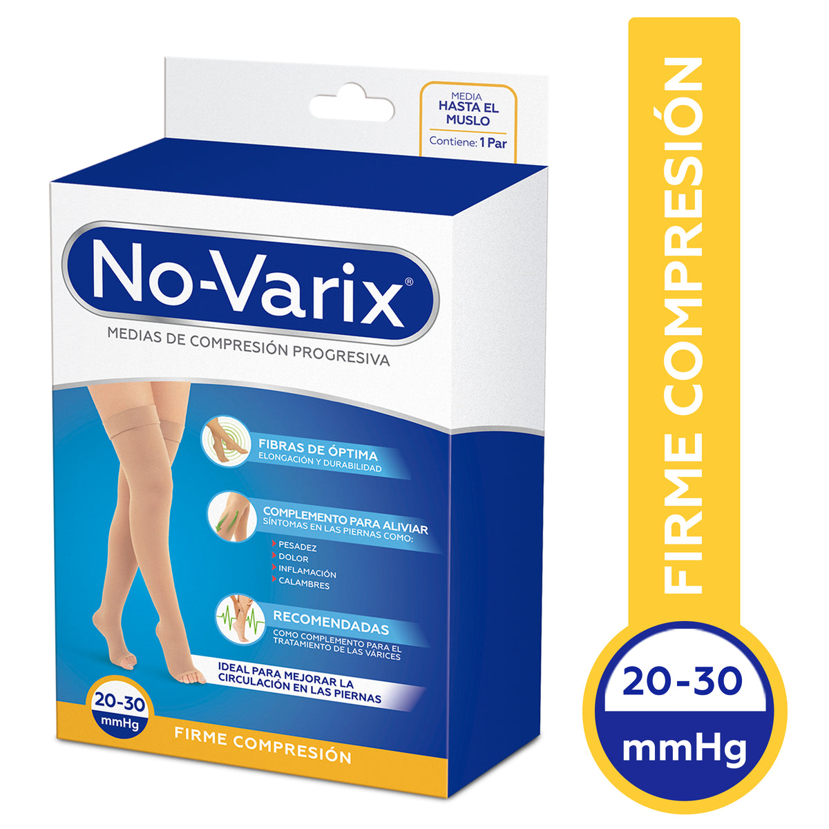Media Unisex Novarix 20-30Mmhg Beige T.s