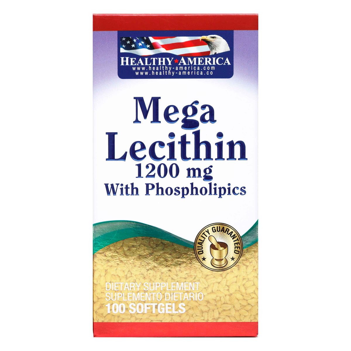 Mega Lecithin 1200MG Healthy 100 Softgel