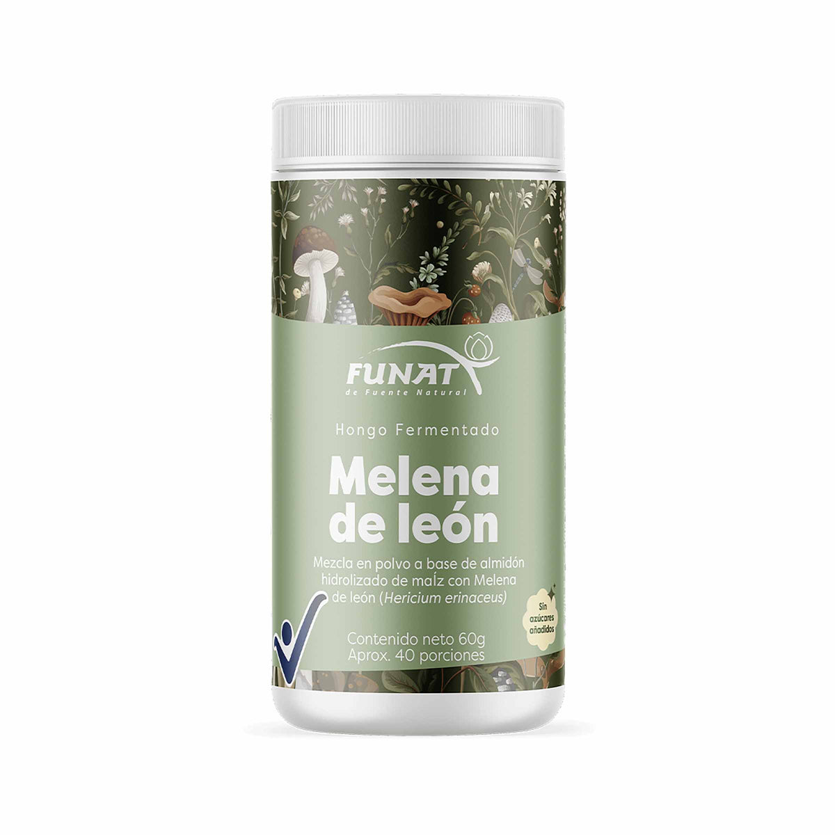 Melena Leon Hongo Polvo 60 Gr Funat