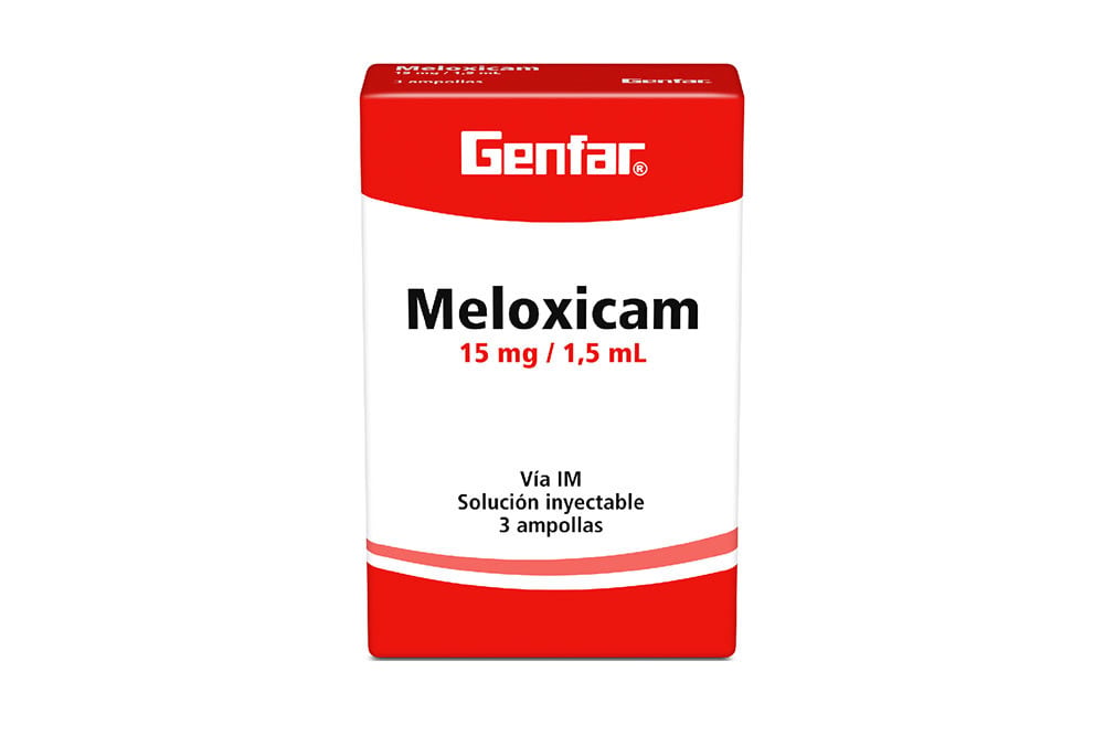 Meloxicam 15 Miligramos 3 Ampollas Gf