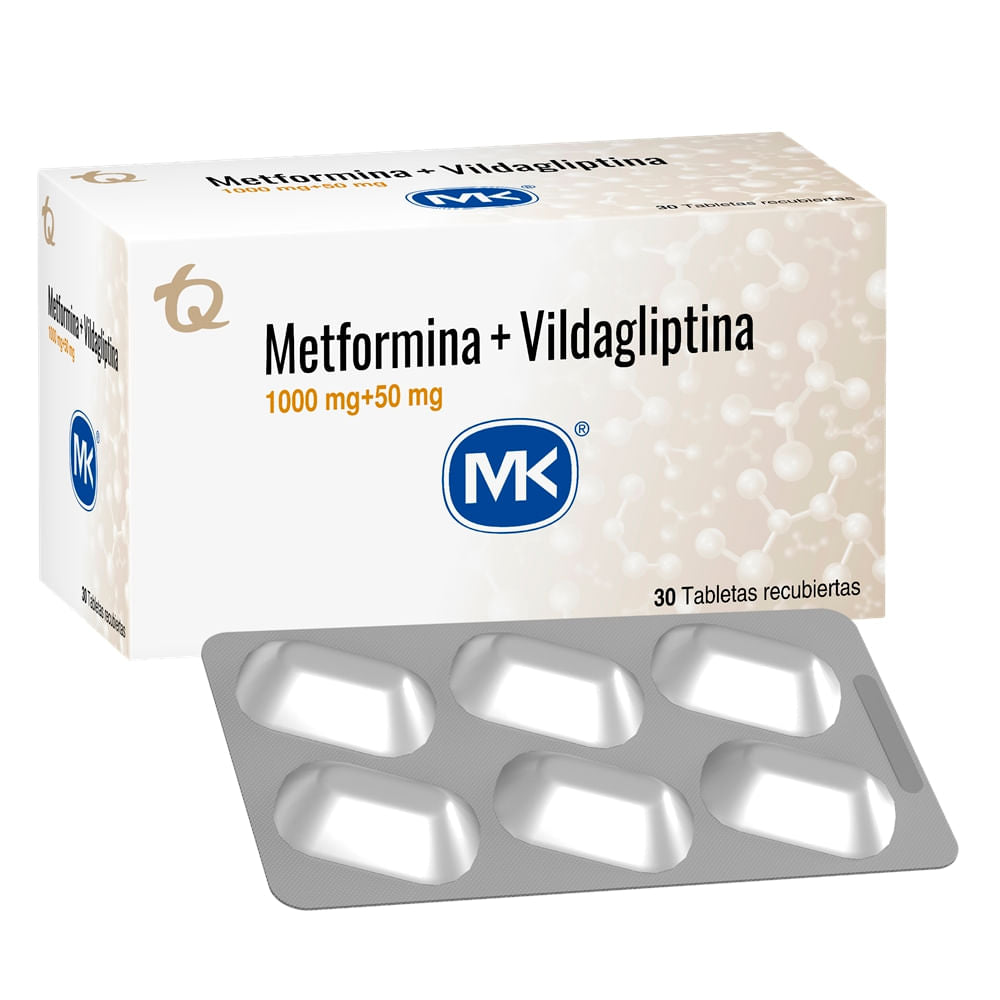 Metformina 1000MG+Vild.50M 30Tab