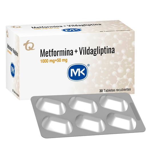 Metformina 1000MG+Vild.50M 30Tab