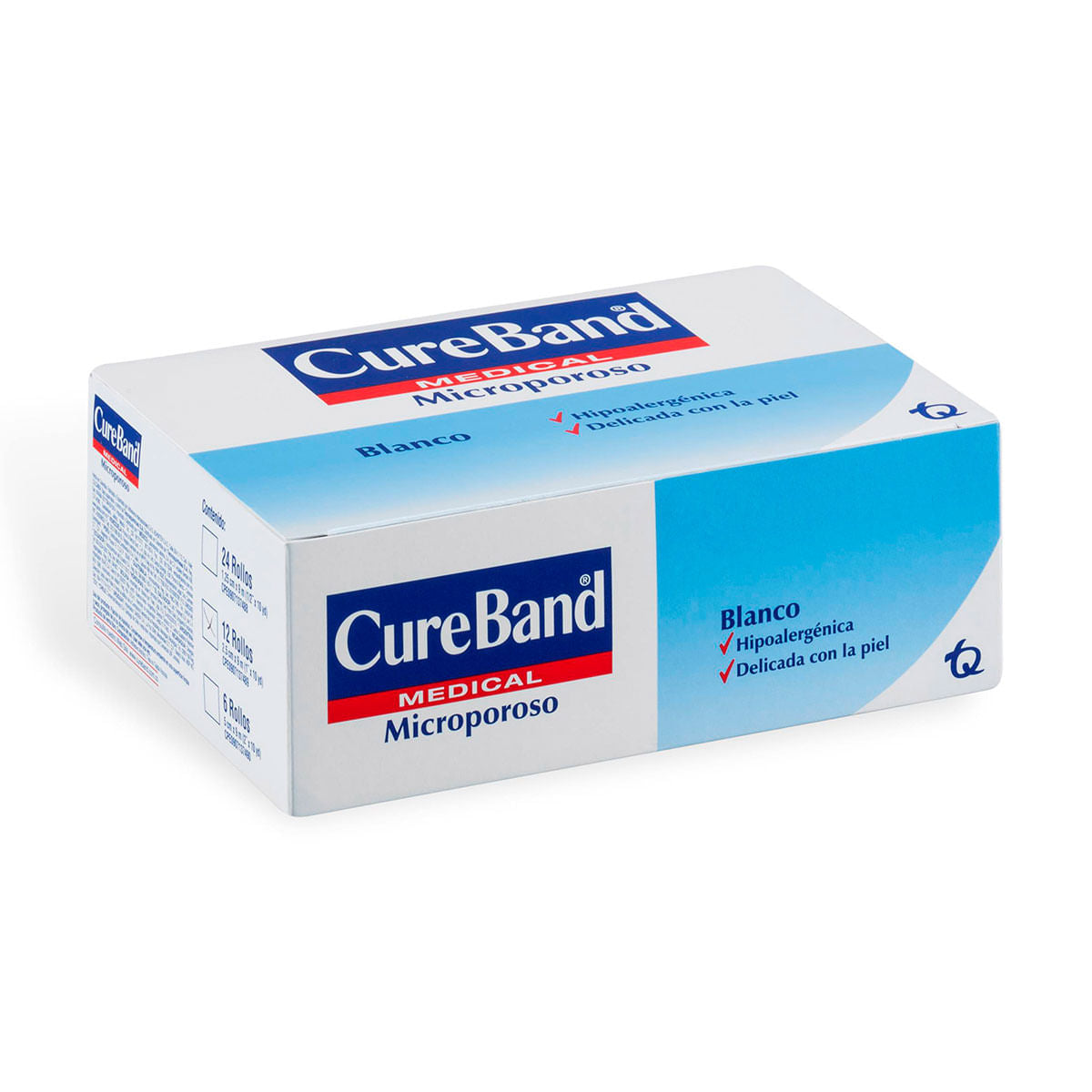 Micropore Blanco Cure Band Bol 1X10Y