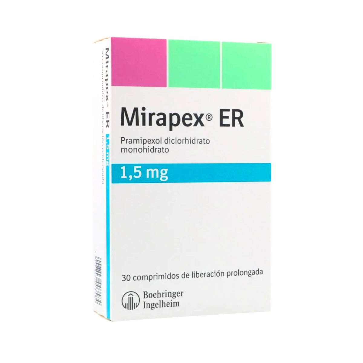 Mirapex Er 1.5MG 30Tbs