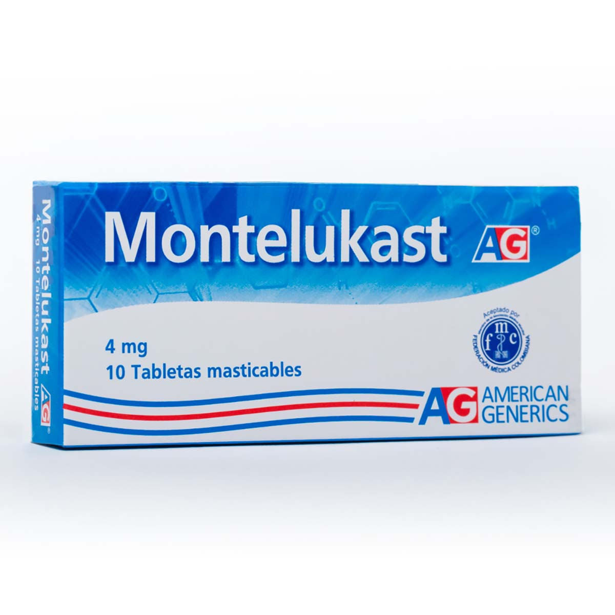 Montelukast 4 Miligramos 10 Tabletas