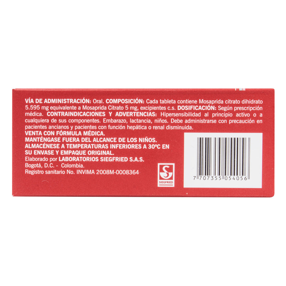 Mosamet 5 MG 30 Tabletas