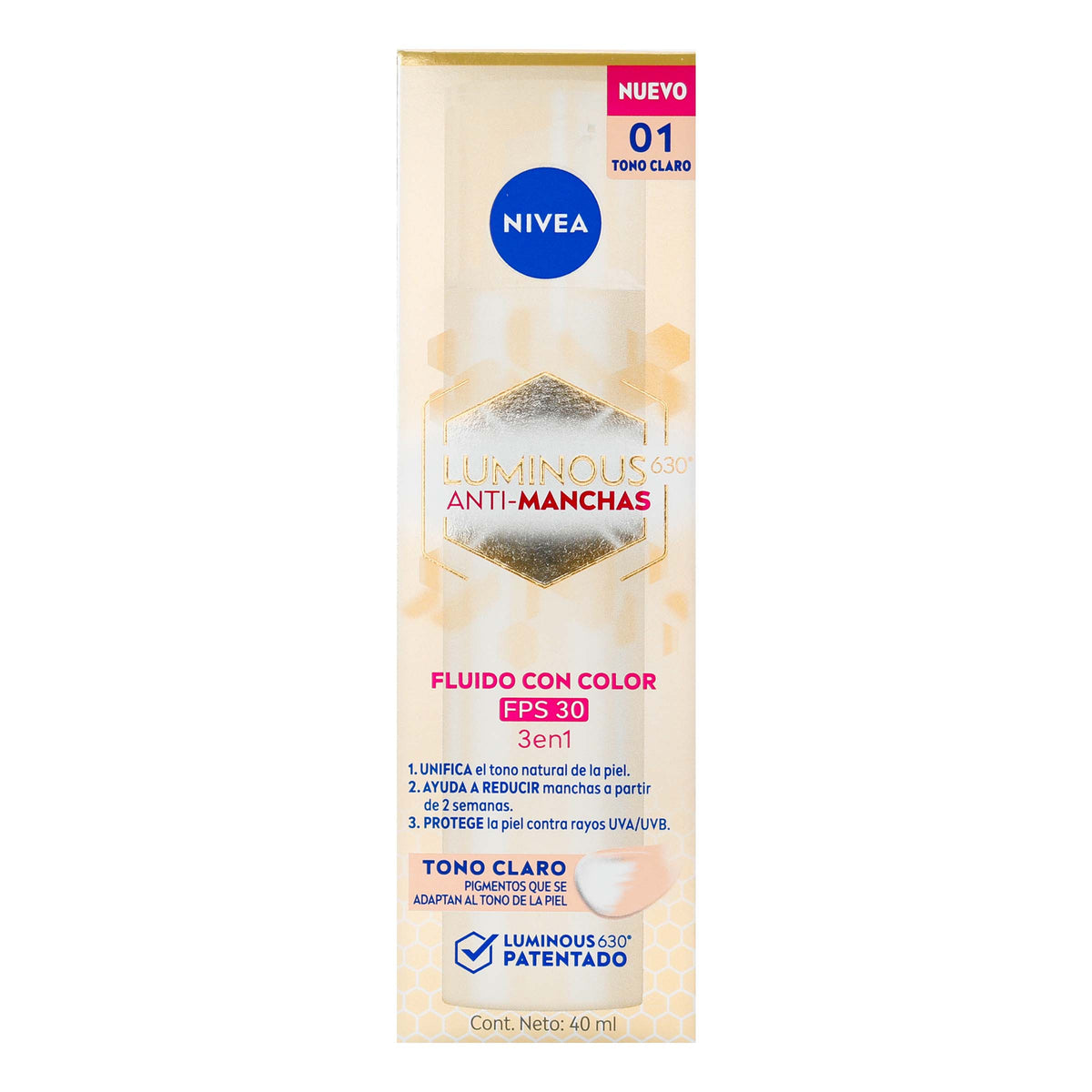 Nivea Luminus 630 Antimanc.tono.cla 40ML