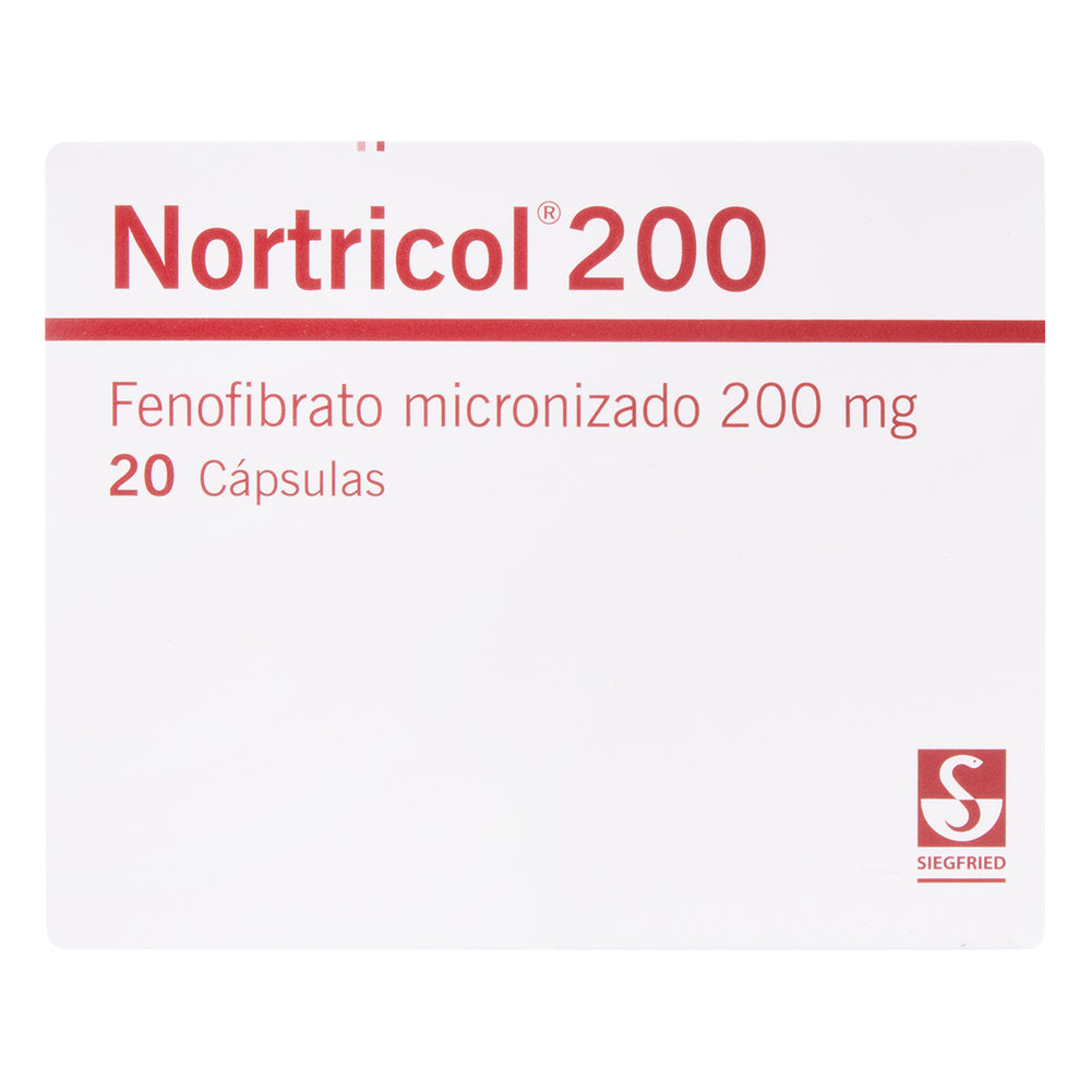 Nortricol 200 MG 20 CAP