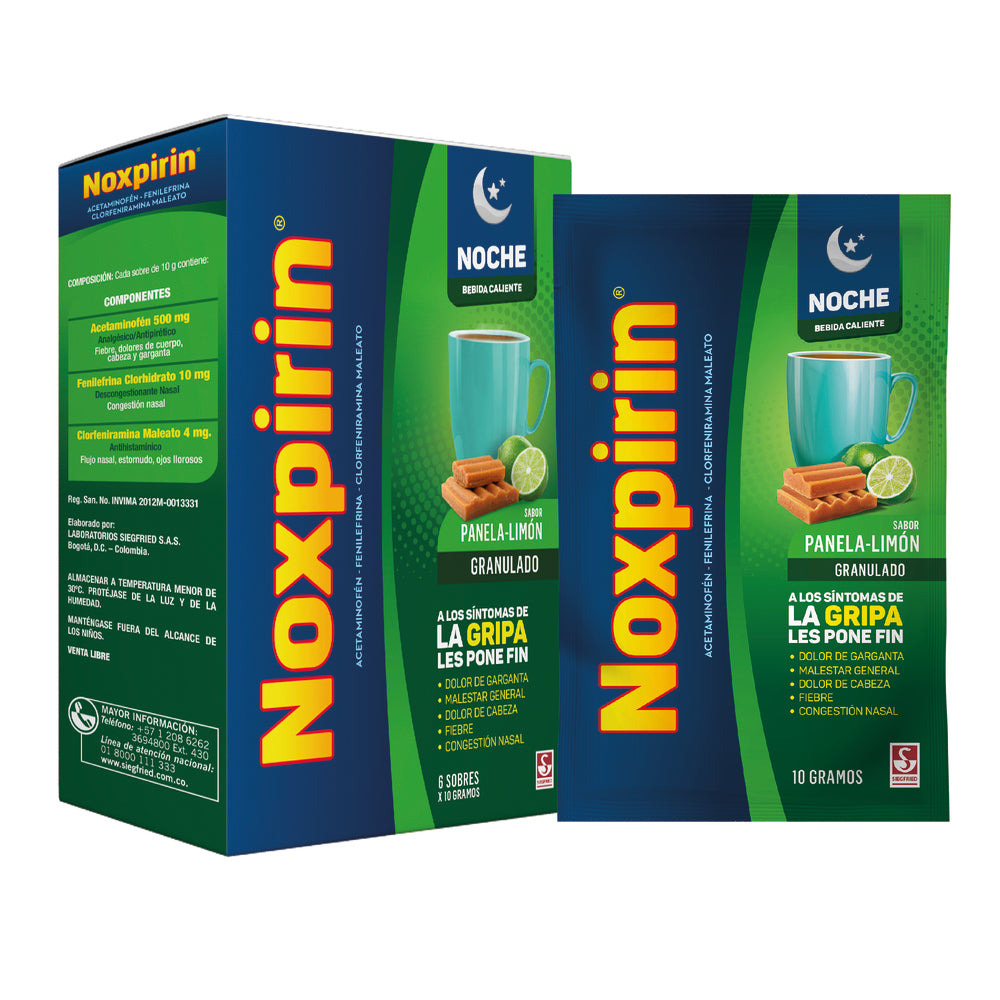 Noxpirin Noche Adulto 6 Sobres