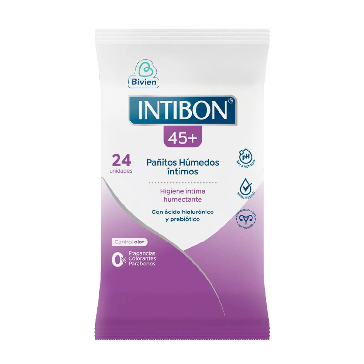 Panitos Humedos Intibon 45+ X 24 Und