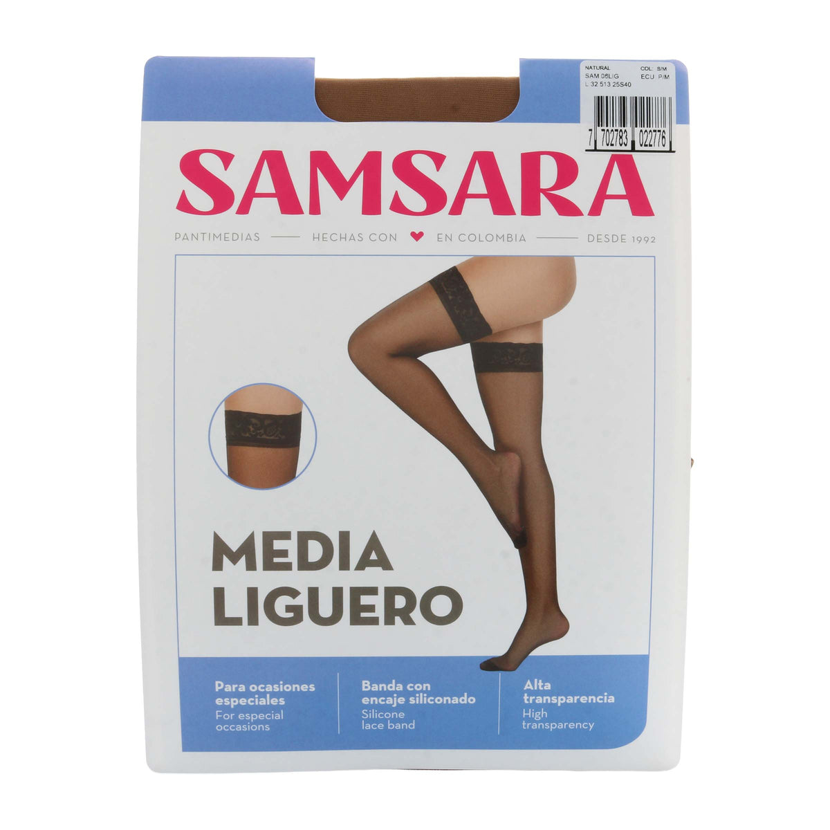 Panty Media Samsara Dise.ligue Natu.s/M
